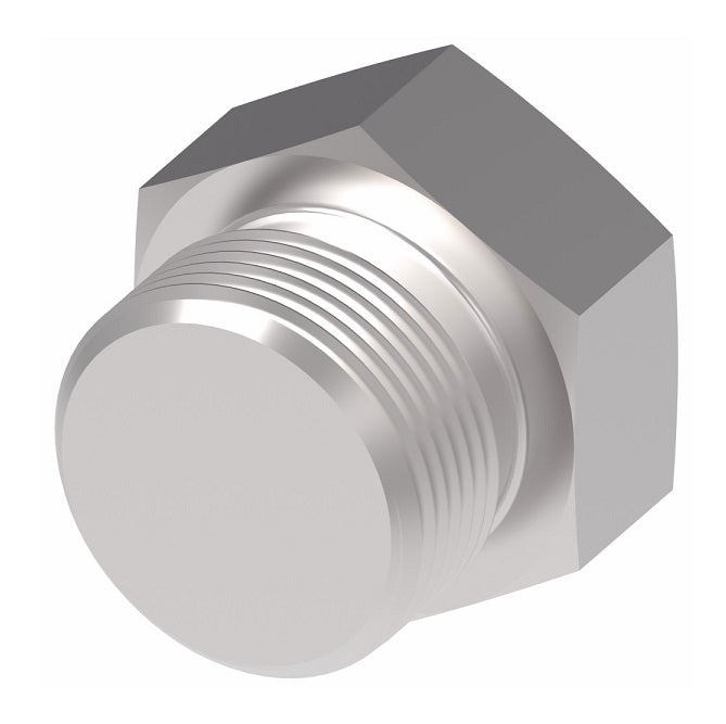900598-1-20S Aeroquip by Danfoss | SAE O-Ring Boss (ORB) Plug Adapter (without O-Ring) | -20 Male SAE O-Ring Boss | Steel