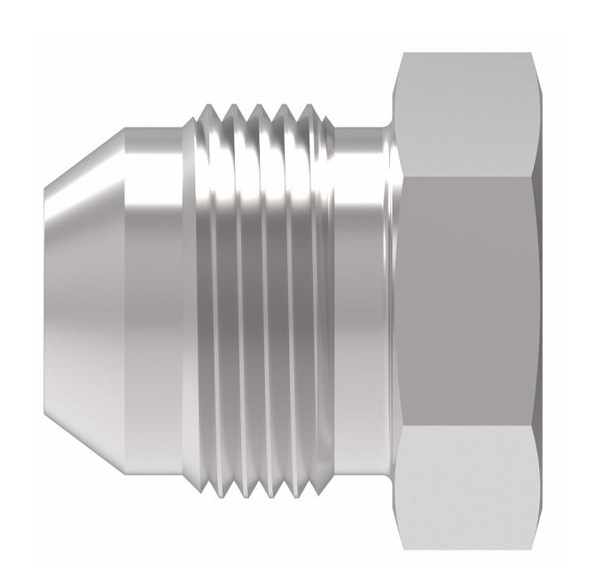 900599-4S Aeroquip by Danfoss | Male 37° JIC Flare Plug Adapter | -04 Male 37° JIC Flare | Steel