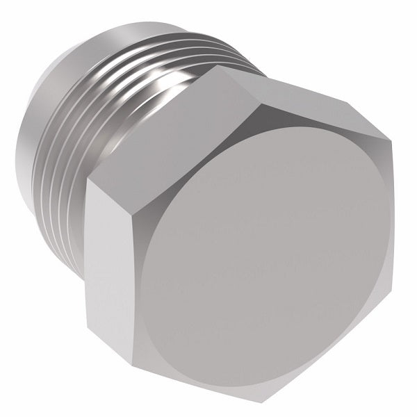 900599-4S Aeroquip by Danfoss | Male 37° JIC Flare Plug Adapter | -04 Male 37° JIC Flare | Steel