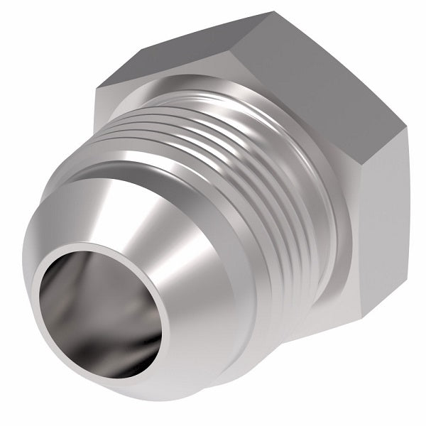 900599-5S Aeroquip by Danfoss | Male 37° JIC Flare Plug Adapter | -05 Male 37° JIC Flare | Steel