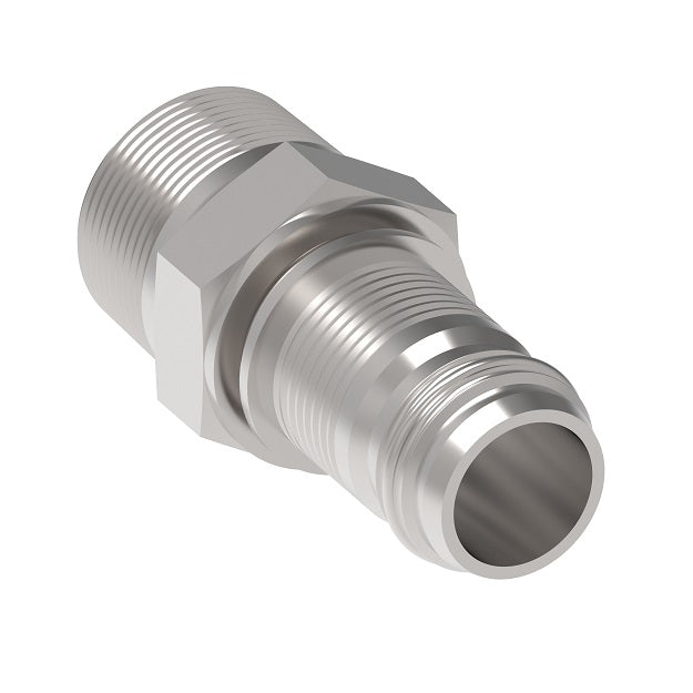 FC1349-1616-259 Aeroquip by Danfoss | PTFE Hose Crimp Fitting | Nipple Assembly | -16 Male Pipe x -16 Hose Barb | Stainless Steel
