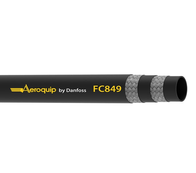 FC849-06 Aeroquip by Danfoss | 4000 PSI Constant Pressure Double-Wire Braid Hydraulic Hose | SAE 100R19 | 0.38" ID