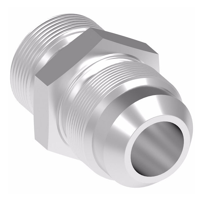 FF1315-1008S Aeroquip by Danfoss | Male SAE Flareless/37° JIC Flare Adapter | -10 Male SAE Flareless x -08 Male 37° JIC Flare | Steel