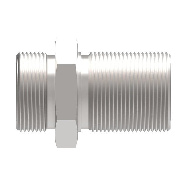 FF1994H4-0808S Aeroquip by Danfoss | Male ORS/ORS Bulkhead Adapter without Nut | -08 Male O-Ring Face Seal x -08 Male O-Ring Face Seal | Steel