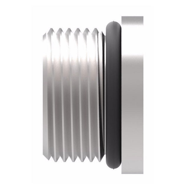 FF2138-04S Aeroquip by Danfoss | SAE Male O-Ring Boss (ORB) Plug Adapter (Hex Socket) | -04 Male SAE O-Ring Boss | Steel