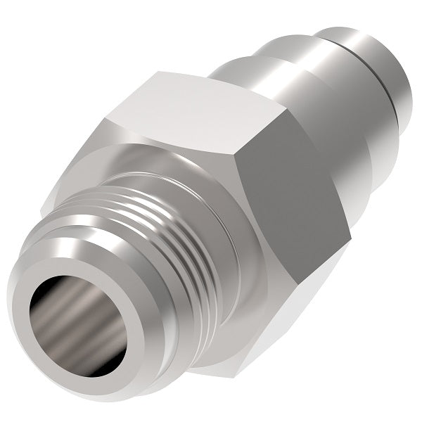 FF4215-0616S Aeroquip by Danfoss | 37° JIC Flare/Metric O-Ring Port Adapter | -06 Male 37° JIC Flare x M16 Male Metric | Carbon Steel