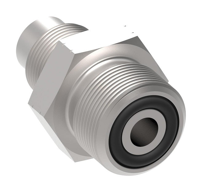 FF4272T0808S Aeroquip by Danfoss | JIC/ORFS Male Adapter | -08 Male JIC x -08 Male O-Ring Face Seal | Carbon Steel
