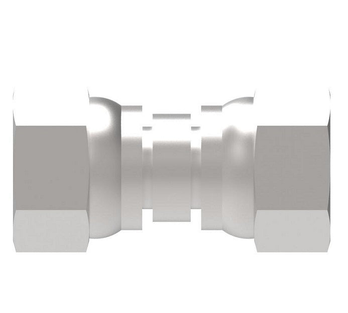 FF4283-0606S Aeroquip by Danfoss | BSPP/BSPP Female 60° Cone Adapter | -06 Female BSPP x -06 Female BSPP | Carbon Steel