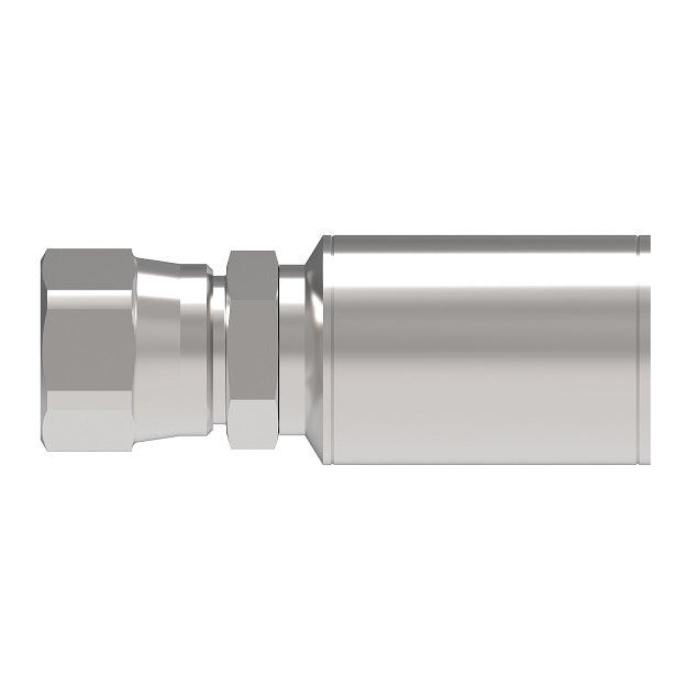 FJ9122-1212S Aeroquip by Danfoss | Field Crimp Hose Fitting | -12 Female 37° JIC Swivel x -12 Hose Barb | Carbon Steel