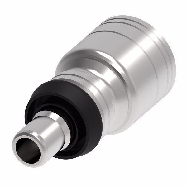 1A4MC4 Aeroquip by Danfoss | Male STC (Snap to Connect) Hose End (MC) | TTC Crimp Fitting | -04 Male STC x -04 Hose Barb | Steel