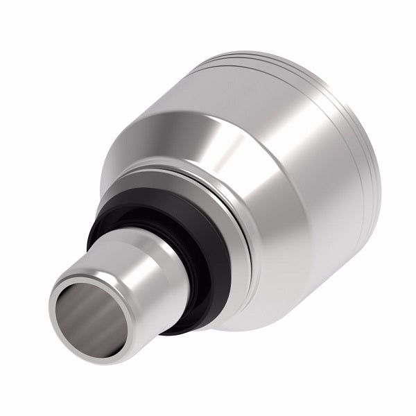 1A16MC20 Aeroquip by Danfoss | Male STC (Snap to Connect) Hose End (MC) | TTC Crimp Fitting | -16 Male STC x -20 Hose Barb | Steel