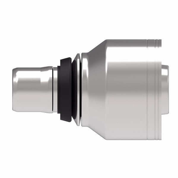 1A16MC20 Aeroquip by Danfoss | Male STC (Snap to Connect) Hose End (MC) | TTC Crimp Fitting | -16 Male STC x -20 Hose Barb | Steel
