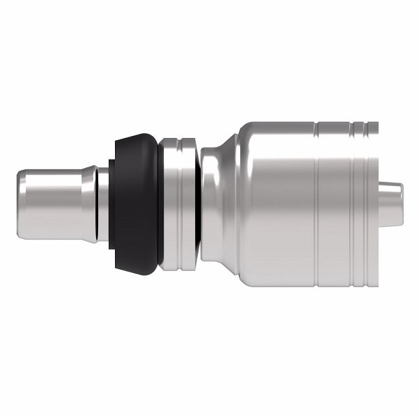 1A10MC10 Aeroquip by Danfoss | Male STC (Snap to Connect) Hose End (MC) | TTC Crimp Fitting | -10 Male STC x -10 Hose Barb | Steel