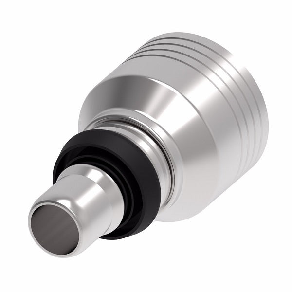4S8MC8 Aeroquip by Danfoss | Male STC (Snap to Connect) Hose End (MC) | TCC12 Crimp Fitting | -08 Male STC x -08 Hose Barb | Steel