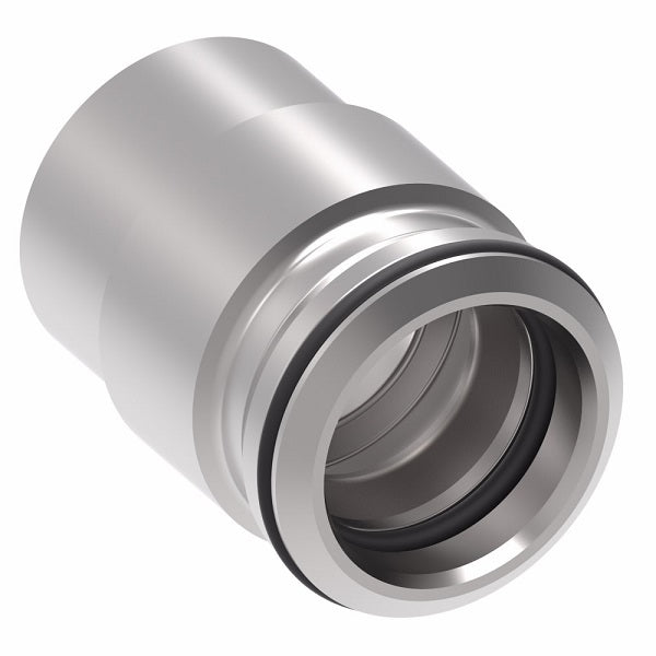 FF3059-1212S Aeroquip by Danfoss | Braze-On Female Spud for Tube STC (Snap to Connect) Hose End (FF) | -12 Female STC x -12 Braze End | Steel