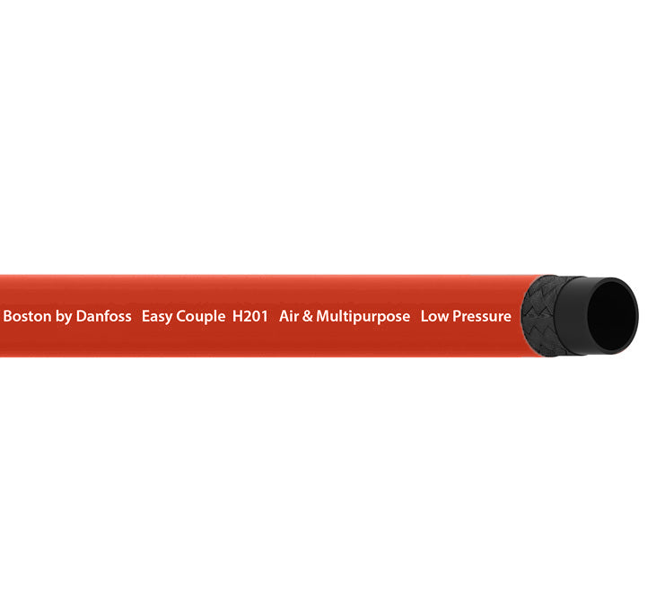H20112RD Boston by Danfoss | H201 Series | Low Pressure SOCKETLESS™ Hose | 0.75" ID | Red | 50ft Length