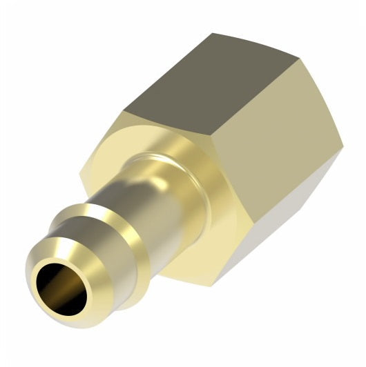 1066X4X4 by Danfoss | Mini-Barb Fitting | Female Connector | for 1/4" Tubing OD | 1/4" Female Pipe | Brass