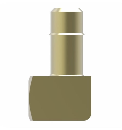 1070X4 by Danfoss | Mini-Barb Fitting | Female Connector 90° Elbow | for 1/4" Tubing OD | 1/8" Female Pipe | Brass