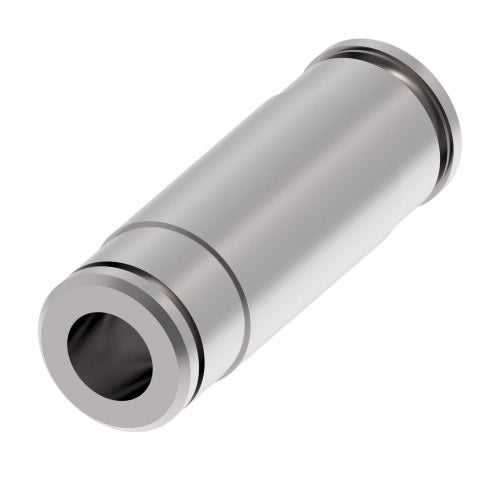 1162X10M by Danfoss | Metric Push to Connect Adapter | Union | 10mm Tube OD | Nickel Plated Brass