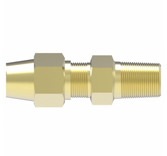 1368X12 by Danfoss | Air Brake Adapter for Copper Tubing | Male Connector | 3/4" Tube OD x 1/2" Male Pipe | Brass