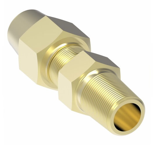 1368X8X8 by Danfoss | Air Brake Adapter for Copper Tubing | Male Connector | 1/2" Tube OD x 1/2" Male Pipe | Brass