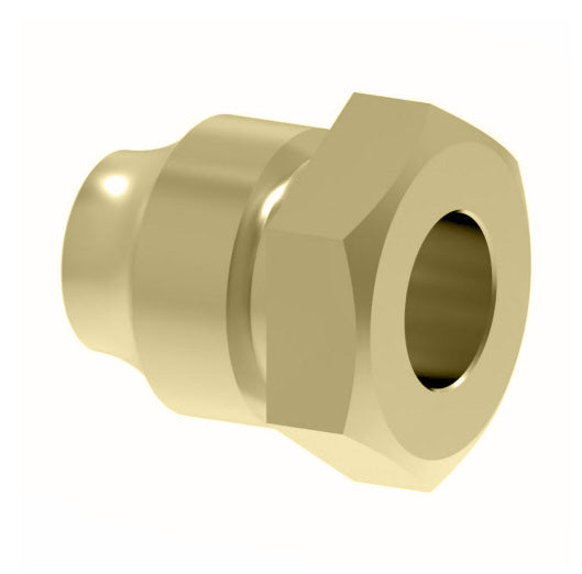 6100X2 by Danfoss | Threaded Sleeve Adapter | Nut | 1/8" Tube OD | Brass
