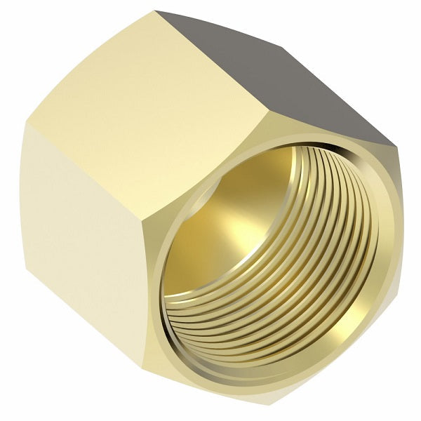61X6 by Danfoss | Compression Fitting | Nut | 3/8" Tube OD | Brass