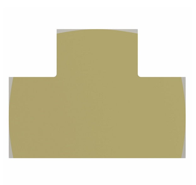 652X3 by Danfoss | Female Pipe Branch/SAE Inverted Flare Tee Adapter | 1/8" Female NPTF x 3/16" Female SAE Inverted Flare x 3/16" Female SAE Inverted Flare | Brass