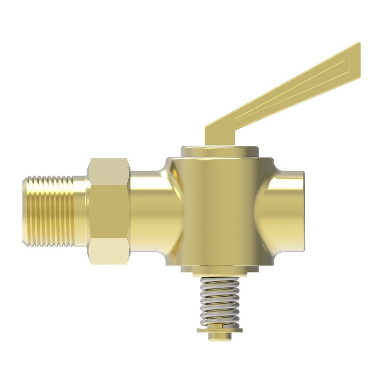 6891 by Danfoss | Ground Plug Drain | 1/8" Male MPT | Brass