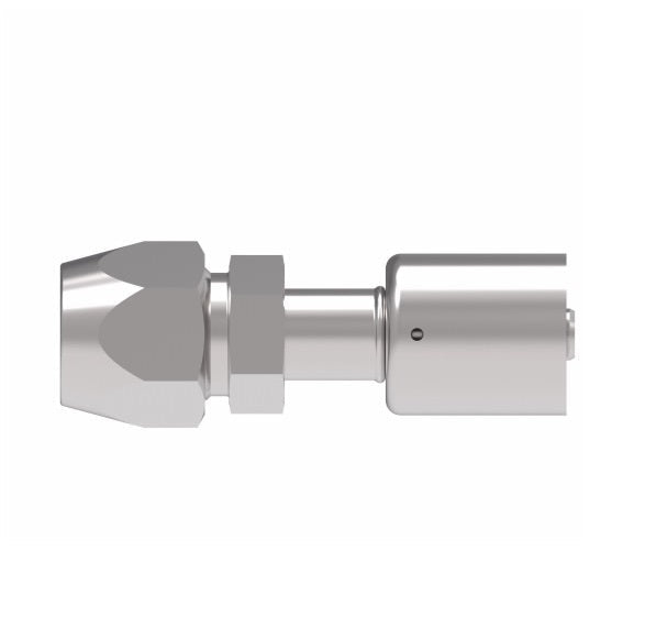 75712E-760 Weatherhead by Danfoss | 757 'E' Series | Male Rigid Compression (with Nut and Sleeve) Crimp Fitting | -10 Compression x -10 Hose Barb | Steel