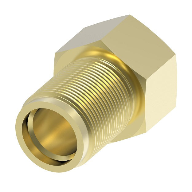 7915 by Danfoss | Transmission Coolant Line Adapter (GMC) | 3/8" Inverted Female x 5/16" Inverted Male | Brass