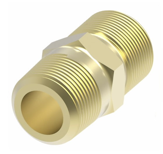 B1368X6X6Z by Danfoss | Air Brake Adapter for Copper Tubing | Male Connector (Body Only) (with Sealant) | 3/8" Tube OD x 3/8" Male Pipe | Brass