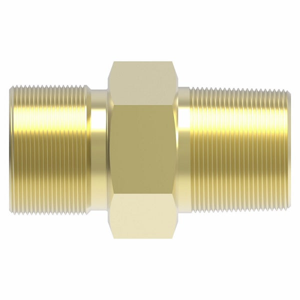 B63X4 by Danfoss | Compression Fitting | Male Ball Check Connector (Body Only) | 1/4" Tube OD x 1/8" Male NPTF | Brass