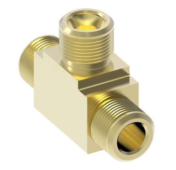 B64X8 by Danfoss | Compression Fitting | Union Tee (Body Only) | 1/2" Tube OD | Brass