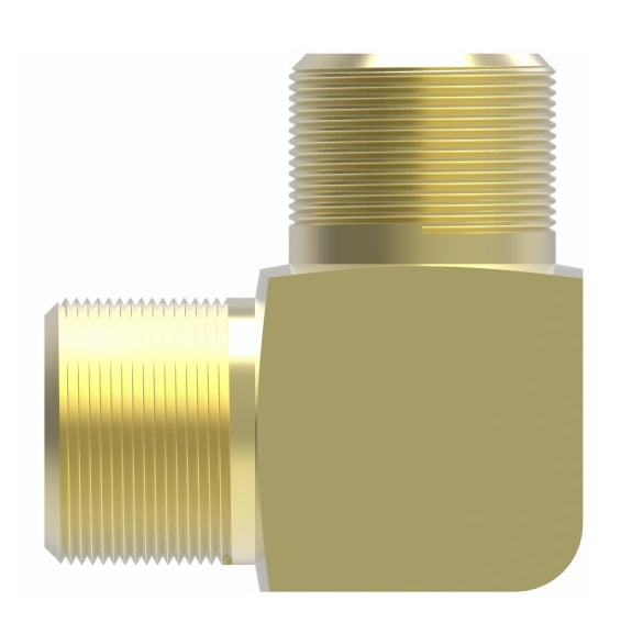 B65X4 by Danfoss | Compression Fitting | Union 90° Elbow (Body Only) | 1/4" Tube OD | Brass