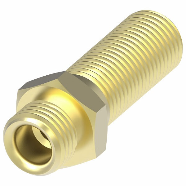 B74X4 by Danfoss | Compression Bulkhead Union (Body Only) | 1/4" Tube OD x 1/4" Tube OD | Brass