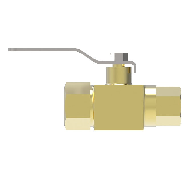 FF90589-04 by Danfoss | Ball Valve | Forged Body | 1/4" Female NPTF x 1/4" Female NPTF | Brass