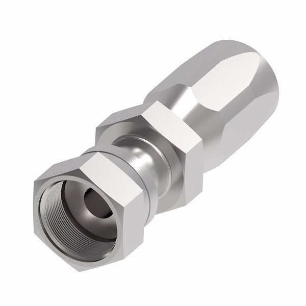 EJ5305-1212S by Danfoss | Female ORS Swivel Field Attachable Fitting | FC800 EverCool | -12 Female O-Ring Face Seal Swivel x -12 Reusable Hose End | Steel