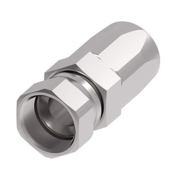 EJ5306-1616S by Danfoss | Female 37° JIC Swivel Field Attachable Fitting | FC800 EverCool | -16 Female 37° JIC Swivel x -16 Reusable Hose End | Steel