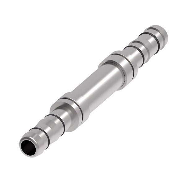 FJ3045-0606S E-Z Clip System by Danfoss | Splicer | A/C Refrigeration Fitting | -06 Male Bulkhead x -06 Hose Barb | Steel