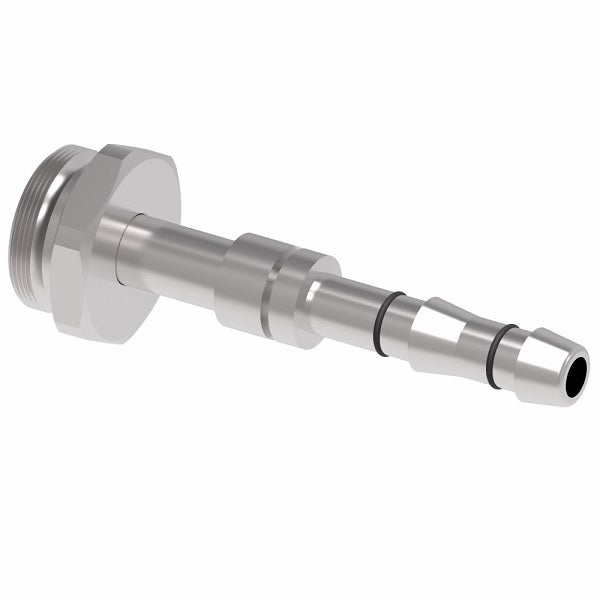 FJ3970-1616S E-Z Clip System by Danfoss | Male 5400 Coupling Thread | A/C Refrigeration Fitting | -16 Male 5400 Coupling Thread x -16 Hose Barb | Steel