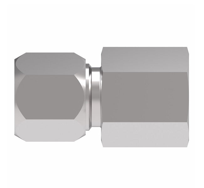 7255X8X4 Ermeto by Danfoss | 7000 Series | Female Connector | 1/4" Female NPTF x 1/2" Tube OD | Steel