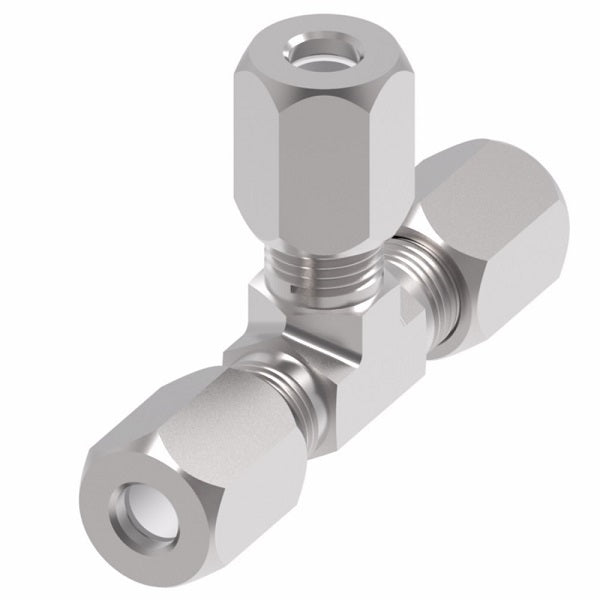 7705X8 Ermeto by Danfoss | 7000 Series | Union Tee | 1/2" Tube OD | Steel | Pack of 10