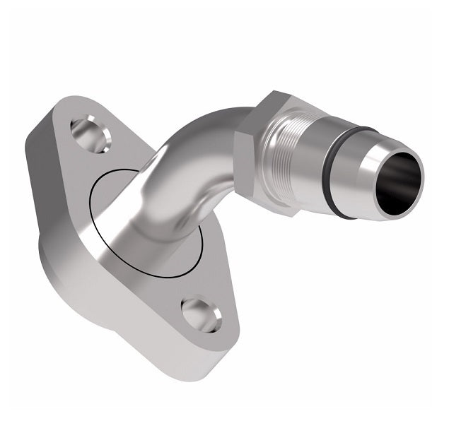 GA25127-16 by Danfoss | BOCK 45° Tube Elbow Field Attachable Fitting | FC800 EverCool | -16 Hose Size x -16 Tube Size | Steel