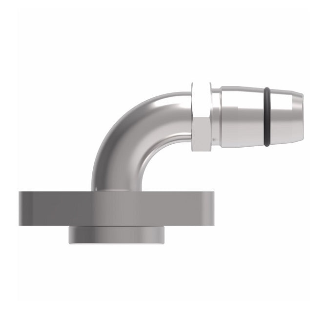 GA25128-20 by Danfoss | BOCK 90° Tube Elbow Field Attachable Fitting | FC800 EverCool | -20 Hose Size x -20 Tube Size | Steel