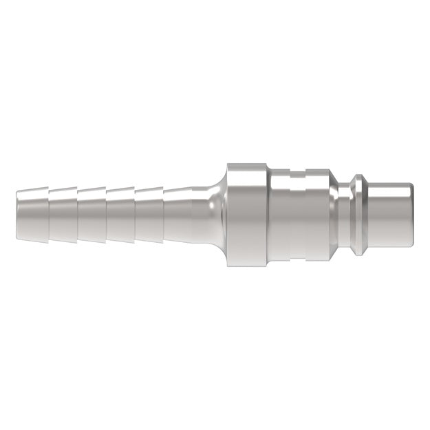 18E Hansen® by Danfoss | Pneumatic Quick Disconnect Coupling | 1000 Series / 3000 Series | Hose Barb End | 5/16" Hose ID x 1/4" Body Size | Plug | Steel