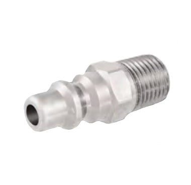 1G3E Hansen® by Danfoss | Pneumatic Quick Disconnect Coupling | 100 Series | 1/4" Male NPTF x 1/4" Body Size | Plug | Brass