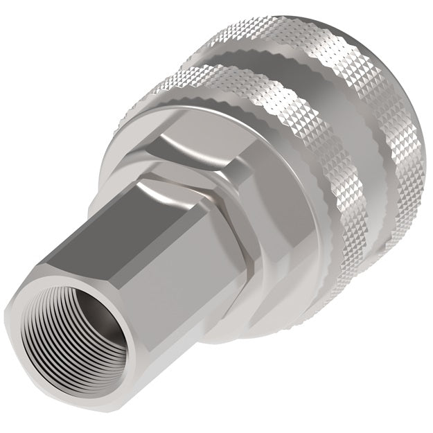 210212 Hansen® by Danfoss | Pneumatic Quick Disconnect Coupling | 210 Series | 1/4" Male NPTF x 1/4" Body Size | Socket | Buna-N Seal | Steel