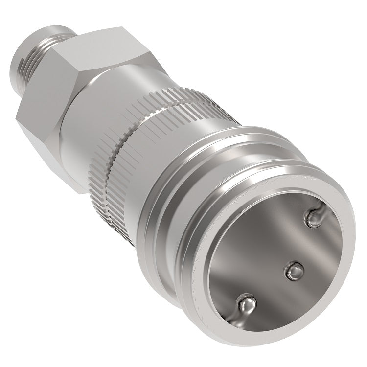 2HIL10 Hansen® by Danfoss | Quick Disconnect Coupling | 2HKIL Series | 1/8" Male NPTF x 1/4" Body Size | Socket | NBR Seal | Stainless Steel