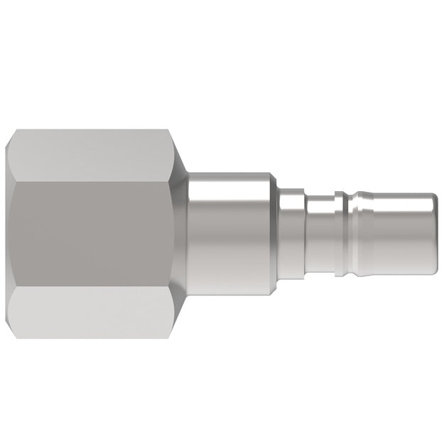 3L21 Hansen® by Danfoss | Pneumatic Quick Disconnect Coupling | 3RL Series | 3/8" Female NPTF x 3/8" Body Size | Plug | Steel